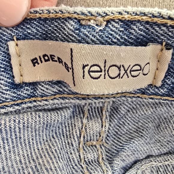 Riders by Lee Relaxed Fit Light Wash Denim Jeans Women Size 12P Straight Leg - Picture 5 of 9